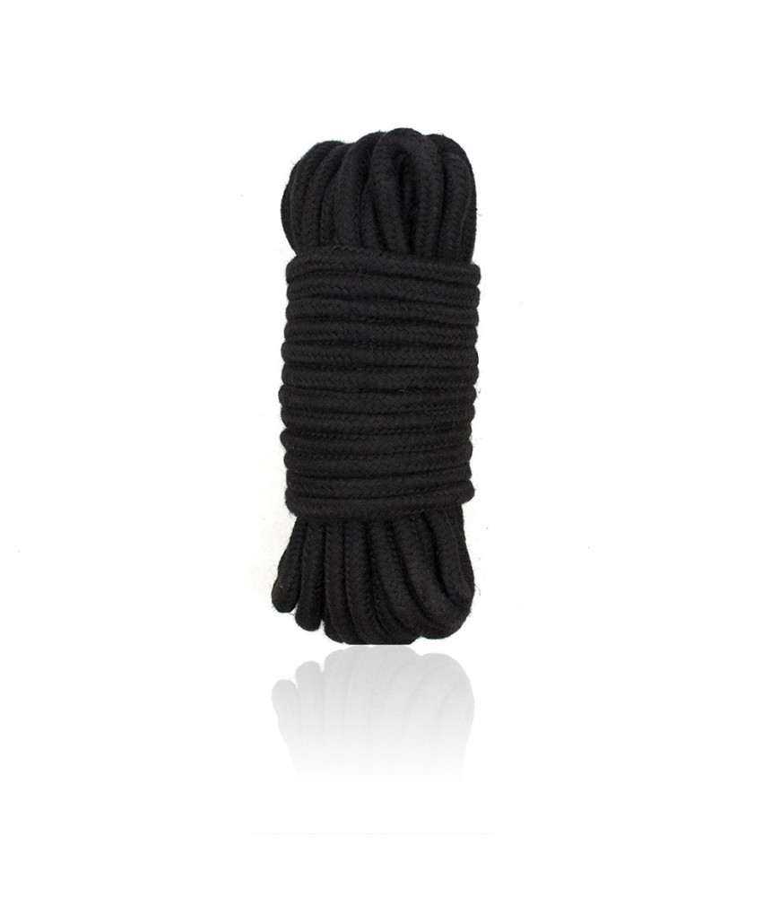 Corde bondage noir 10 mètres - 362410011